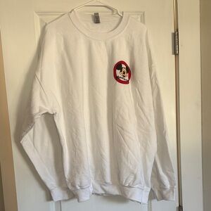 Mickey Mouse Mousketeer Sweatshirt NWOT